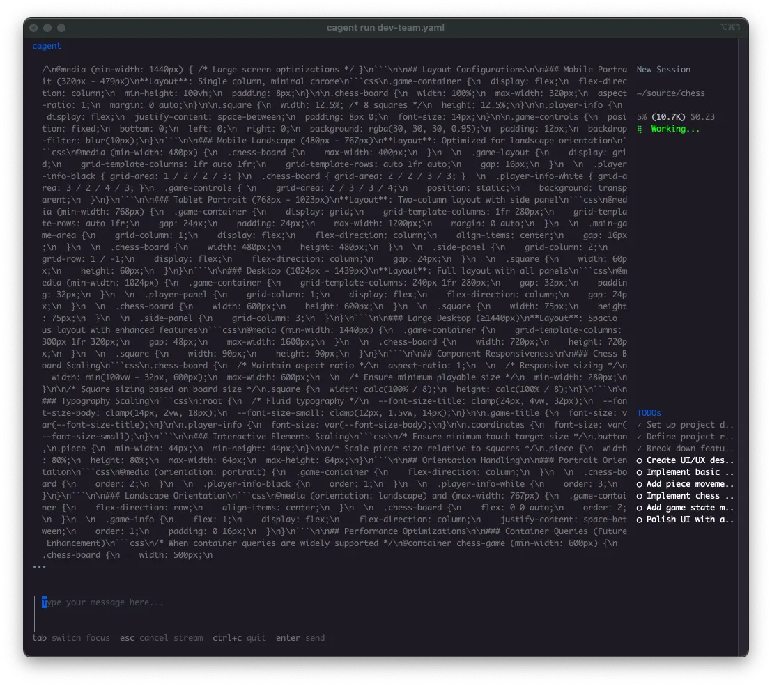 Designer planning the user interface